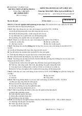 Đề thi Giữa kì 1 Lịch sử 11 năm 2024-2025 trường THPT Lê Hồng Phong (Đắk Lắk)